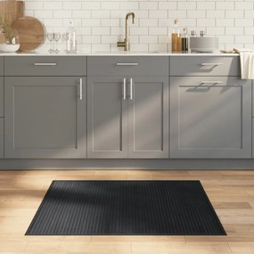 vidaXL Tapete retangular 80x100 cm bambu cinzento