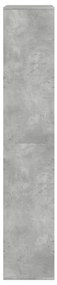 Divisória 100x33x175 cm derivados de madeira cinzento cimento