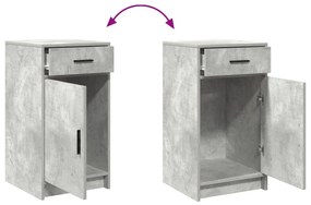 Conjunto de Mesa de Maquilhagem de 2 Peças com LED em Madeira de Engen
