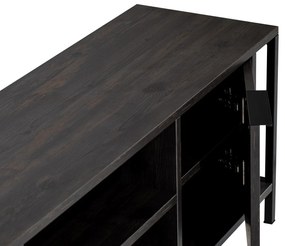 Móvel TV Bond – Castanho Escuro/Preto – 120 cm x 48 cm x 35 cm