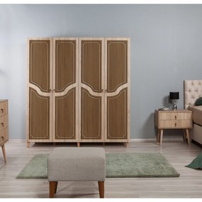 Guarda-roupa Imaj – Carvalho Sonoma – 180x192x52 cm