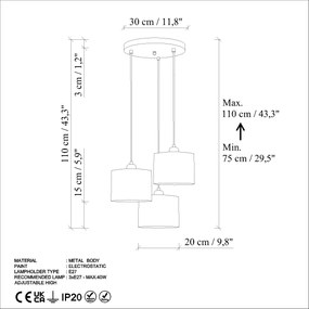 Chandelier Duz – Antiquation – Ø45 cm