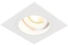 LED Foco embutido inteligente branco quadrado com Wi-Fi GU10 - Chuck Moderno
