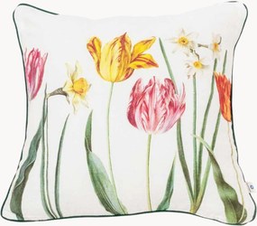 Capa de almofada em linho Tulips
