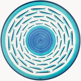 Individuais de mesa redondos Mediterraneo, conjunto de 6