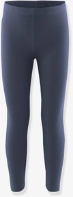 Leggings de cor única de menina Happy Girls marinho
