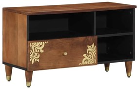 vidaXL Móvel pra TV com gaveta Castanho 80 x 33.5 x 46 cm