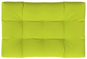Almofadão p/ móveis paletes 120x80x12cm tecido verde brilhante