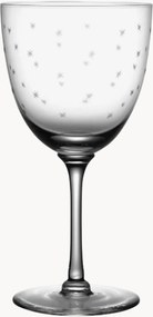 Copos de vinho em cristal artesanal Stars, conjunto de 2