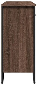 Aparador 97x32,5x74,5 cm derivados de madeira carvalho castanho