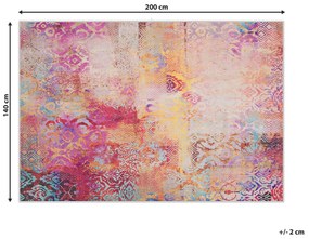 Tapete multicolor 140 x 200 cm ISPARTA  Beliani