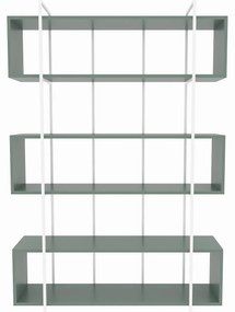 Estante Bruti – Verde e Branco – 120x180x29,6 cm