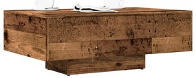Mesa de centro 85x55x31 cm derivados de madeira madeira velha