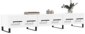 Móvel de TV 150x36x30 cm derivados de madeira branco