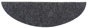 Tapetes de escada autoadesivos 5pcs 56x17x3 cm cinzento-escuro