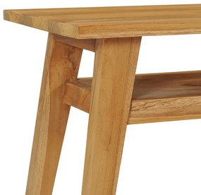 Móvel de TV 120x35x45 cm madeira de teca maciça