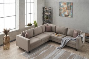 Sofá de Canto Kale – Creme – 258x83x258 cm