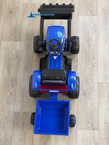 Trator Electrico para crianças Peketrac 3100 12V 2.4G Azul