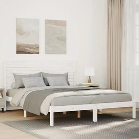 vidaXL Cama extra longa sem colchão 160x220 cm madeira maciça