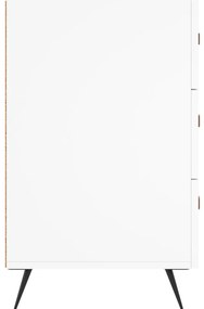 Mesa de cabeceira 40x40x66 cm derivados de madeira branco