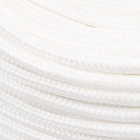 Corda de barco 6 mm 25 m polipropileno branco completo