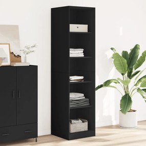 Roupeiro 50x50x200 cm contraplacado preto