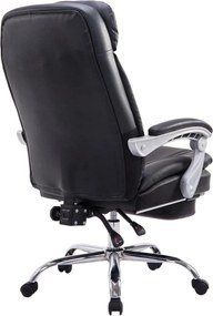 Cadeira de escritório XL Troy Couro sintético Preto
