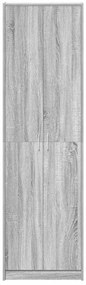 Guarda-roupa Cinza Sonoma 55x25x189 cm Aglomerado de Madeira
