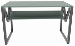 Secretária Lona – Verde/Preto – 120x72,8x60 cm