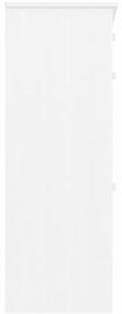 Sapateira ALTA 77x35x96 cm madeira de pinho maciça branco