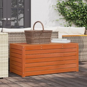 vidaXL Caixa de Armazenamento para Jardim Castanho-mel