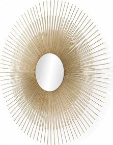 Espelho Sol Andrea House Metal Dourado Ø76 cm