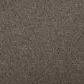 Bancos de arrumação dobráveis 2 pcs linho falso castanho