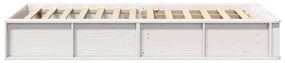 Estrutura da Cama Branco 90 x 200 cm Madeira composta