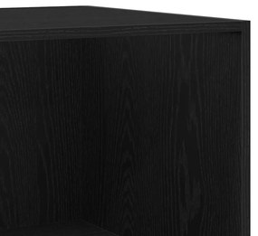 Guarda-roupa vidaXL em Carvalho Preto de 50x50x200 cm em Madeira de En