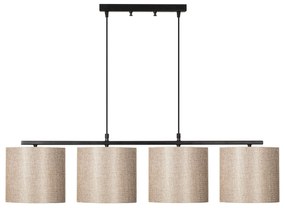 Chandelier Valiz – Preto e Creme – 110 x 25 cm