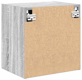 Armários de parede para garagem 2 pcs derivados de madeira