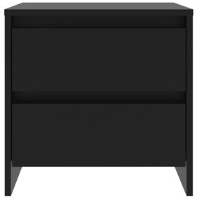 Mesa de cabeceira 45x34,5x44,5 cm aglomerado preto