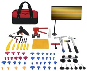 vidaXL 75 pcs conjunto reparação de mossas sem repintura XXL