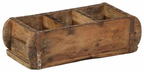 Conjuntos de bandejas vidaXL 4 pcs 30x14x9 cm Madeira Sólida Reclamada