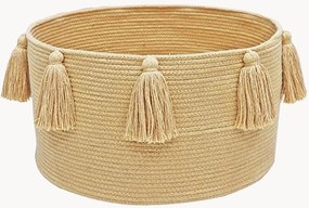 Cesto de arrumação em algodão artesanal New Tassels