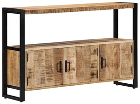 Armário lateral 120x30x75 cm madeira de mangueira maciça
