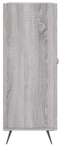 Aparador 69,5x34x90 cm derivados de madeira cinzento sonoma