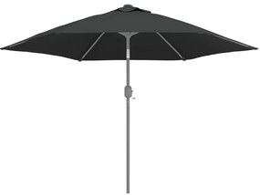 Tecido de substituição p/ guarda-sol exterior 300 cm antracite