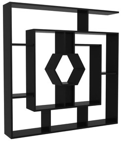 Estante Labrina – Preto – 134x134x22 cm