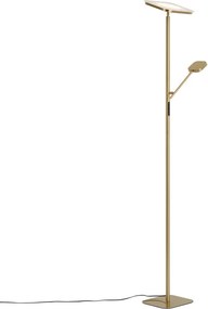 Candeeiro de Pé Moderno Latão incl. LED Regulável - Divana