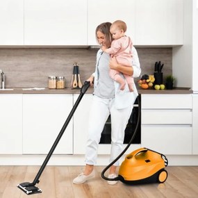 Máquina a vapor 2000 W 1,5 L Pressão 4 Bar com Fecho de Segurança para Crianças Laranja