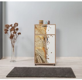 Armário Multiuso Kiler – Carvalho Sonoma – 60x116x36 cm