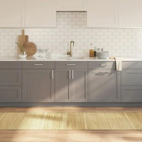 vidaXL Tapete retangular 70x300 cm bambu cor natural clara