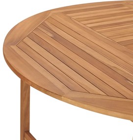 Mesa de jardim 150x76 cm madeira de teca maciça